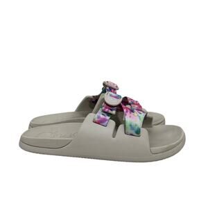 Chaco Chillos Slide Big Kid Tie Dye Sandals Slip-On Junior‎ Girls Size 5